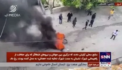 زخمی شدن جوانان فلسطینی در درگیری با اشغالگران در نابلس