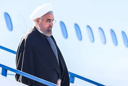 روحانی وارد استان گلستان شد