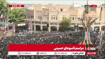 عزاداری پرشور زنجیرزنان کرمانی در روز تاسوعا / عاشقان حضرت ابوالفضل (ع) به میدان آمدند
