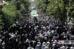 مراسم تشییع پیکر مطهر ۱۵۰ شهید دفاع مقدس در تهران