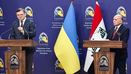 تجمع ضد اوکراینی در عراق با شعار علیه زلنسکی