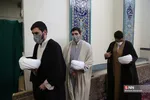 عمامه‌گذاری طلاب در میلاد امام حسین(ع)