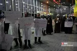 تحصن اعلام خون خواهی دانشجویان در فرودگاه مهرآباد