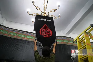  سیاه پوش کردن مسجد دانشگاه شریف
