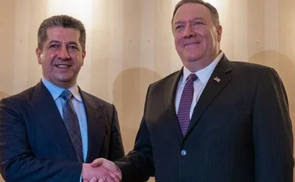 تشکر پامپئو از بارزانی به خاطر حفاظت از پرسنل آمریکایی