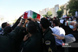 مراسم تشییع پیکر شهید حامد ضابط