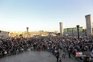 جشن پیروزی ابراهیم رئیسی در انتخابات ریاست جمهوری