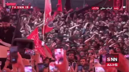 عزاداری دسته ایرانی ها در حرم سید الشهدا (ع)