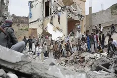 شهادت یک یمنی و زخمی شدن هفت نفر در حمله ائتلاف سعودی