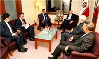 دیدار و گفتگوی ظریف با وزیر کار کرواسی