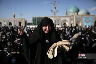 مراسم دعای عرفه در حرم مطهر رضوی