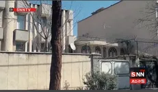 موشک عمل‌نکرده در وسط دیوار یک منزل مسکونی در تهران+ فیلم