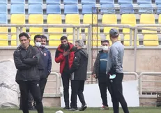 محمد انصاری به جای تمرین در باشگاه پرسپولیس!