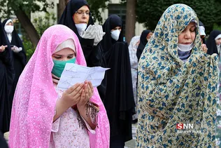 اقامه نماز عید فطر در مسجد دانشگاه تهران