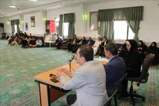 دیدار مسئولین دانشگاه پیام نور خراسان رضوی با دانشجویان انجام شد