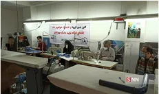 گروه جهادی منتظران ظهور تولیدات بهداشتی را به روزانه ۳۰۰۰ عدد افزایش داد + تصاویر