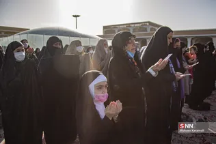 اقامه نماز عید فطر در حرم حضرت معصومه (س)