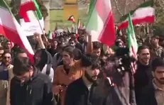 عزاداری دانشجویان دانشگاه تهران برای جانباختگان اتفاقات دی ماه
