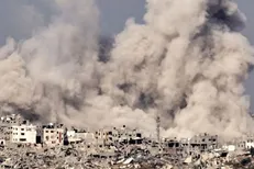 بمباران گسترده مناطق مختلف غزه از سوی صهیونیست‌ها