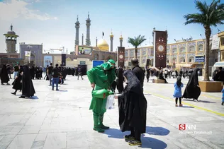 عزای تاسوعا در حرم کریمه اهل‌بیت(س)