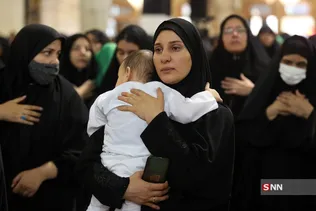 مراسم شیرخوارگان حسینی در حرم حضرت معصومه (س)
