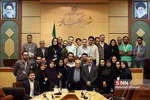 عکس یادگاری خبرنگاران با عباسعلی کدخدایی سخنگوی شورای نگهبان