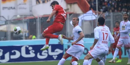 پرسپولیس مقابل نساجی متوقف شد