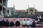 آیین تعویض پرچم حرم مطهر حضرت معصومه(س)