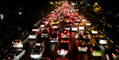 ترافیک سنگین در آزادراه تهران ـ قم و تهران ـ ساوه