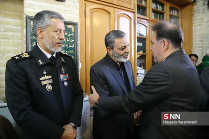 مراسم تشییع والده مکرمه امیر سرلشکر موسوی فرمانده کل ارتش