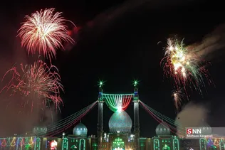 مسجد جمکران در شب نیمه شعبان 