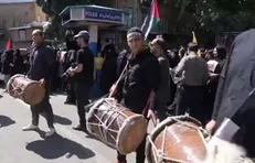 تشییع باشکوه سردار محمد سعید ایزدی در کرمانشاه
