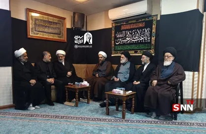 دیدار علما و بزرگان نجف اشرف با فرزند ارشد رهبر شهید انقلاب اسلامی