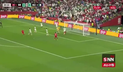 گل اول برای سوئیس توسط امبولو/ سوئیس 1 - 1 الجزایر