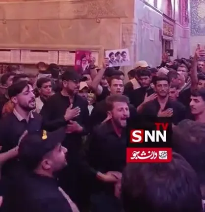 حال و هوای حرم امام حسین (ع) چند ساعت مانده به رسیدن پیکر رهبر شهید انقلاب به کربلا+ فیلم