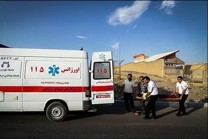 تصادف اتوبوس و کامیون در بزرگراه فتح تهران