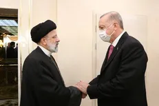 اردوغان به ایران آمد / استقبال رئیسی از اردوغان