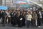 گزارش تصویری لحظات ابتدایی راهپیمایی 22 بهمن در تهران