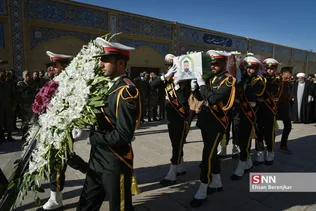 تشییع پیکر شهید پلیس افتخاری «محمود هوشمندی» در شیراز