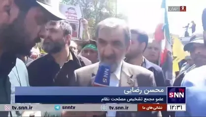 رضایی: جبهه واقعی دفاع از حقوق بشر، مردم غزه و ملت فلسطین هستند/ عواقب سهمناک در کمین رژیم صهیونیستی است