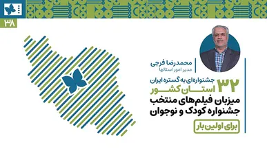 ۳۲ استان کشور برای اولین‌بار میزبان فیلم‌های منتخب جشنواره کودک و نوجوان/ جشنواره‌ای به گستره ایران