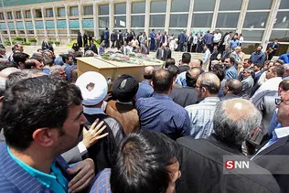 تشییع پیکر نماینده نطنز در مجلس شورای اسلامی