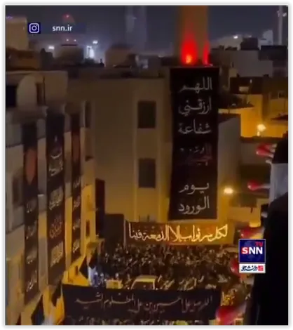 حضور باشکوه بحرینی&zwnj;ها در مراسم عزاداری محرم