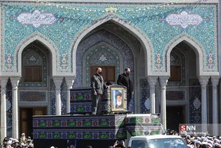  تشییع آیت‌الله علوی گرگانی در قم