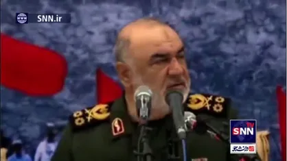 سرلشکر سلامی: کسی می&zwnj;تواند ادعا کند که یک نفر می&zwnj;تواند پا در این سرزمین بگذارد بعد بتواند چند قدم سالم حرکت کند؟