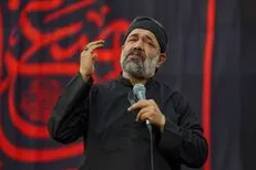 روضه‌خوانی محمود کریمی در منزل حاج قاسم