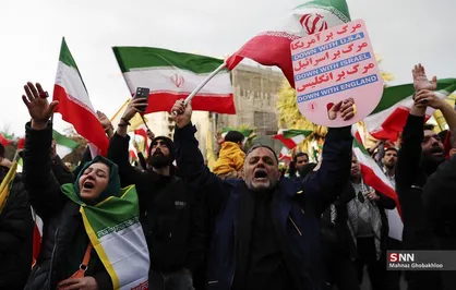 پایان صهیون را ما رقم می&zwnj;زنیم/ رجز خوانی مردم تهران در پی شهادت رهبر معظم انقلاب + فیلم