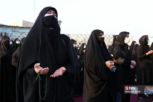 خیمه سوزان عصر عاشورا در میدان امام حسین