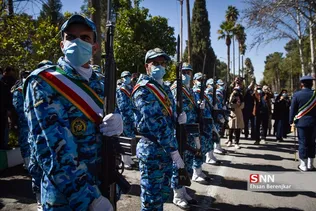 تشییع پیکر خلبان شهید «صادق فلاحی» در شیراز