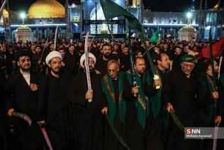 آیین سنتی عزاداری «مشق شمشیر» نجفی های مقیم قم